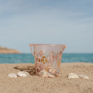 LITTLE DUTCH SEA SHELL BUCKET OCEAN DREAMS PINK