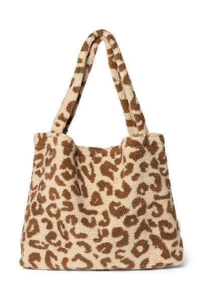 STUDIO NOOS LEOPARD MOM BAG ECRU