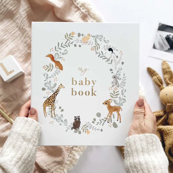 BLUSH AND GOLD MY BABY BOOK (ANIMALS)