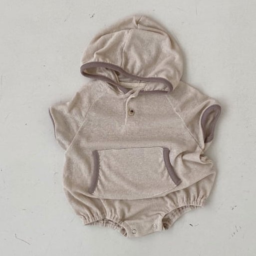 BEBE HOLIC HOODED ROMPER