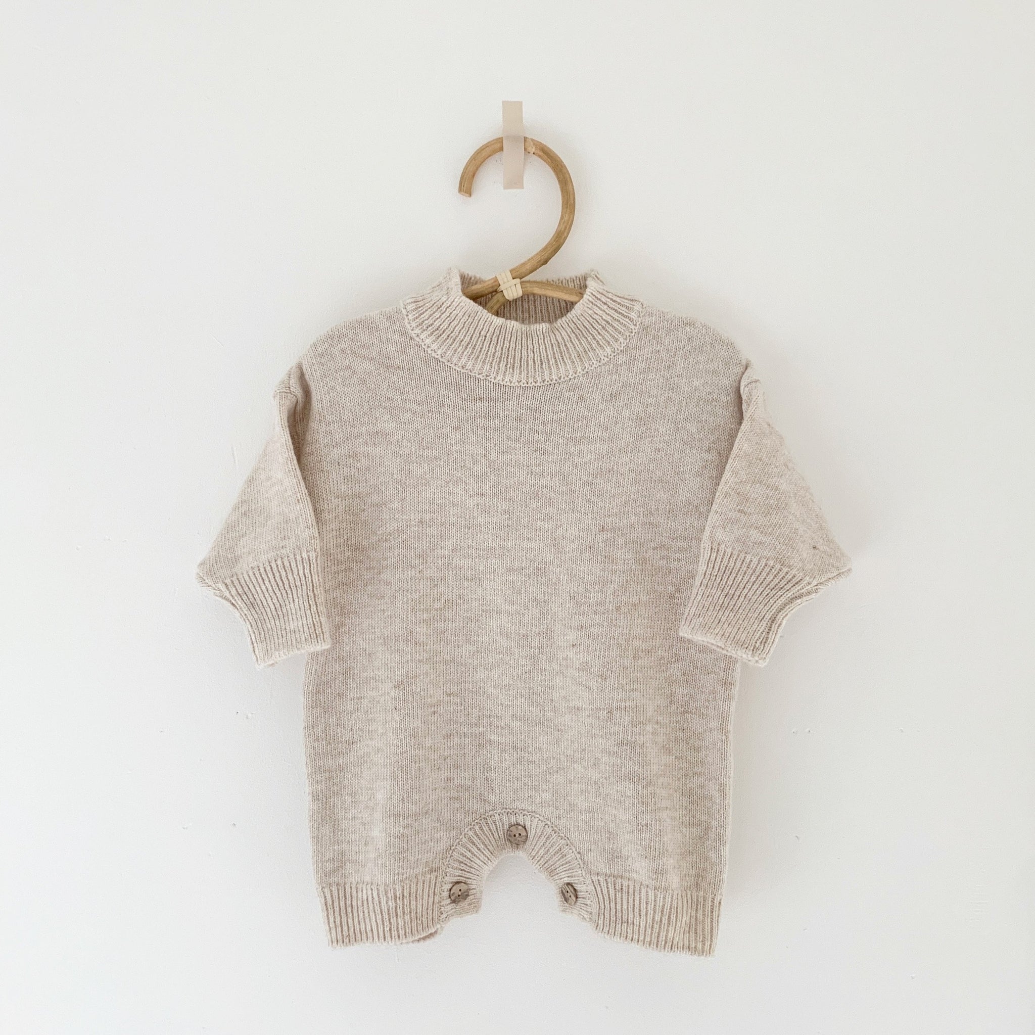 ANNGO KNITTED BABY ROMPER