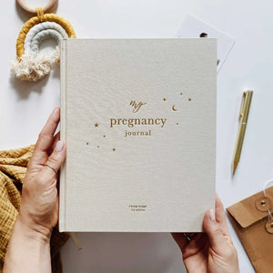 BLUSH AND GOLD MY PREGNANCY JOURNAL (PEARL)