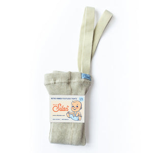 SILLY SILAS FOOTLESS TIGHTS WITH BRACES CREAM BLEND