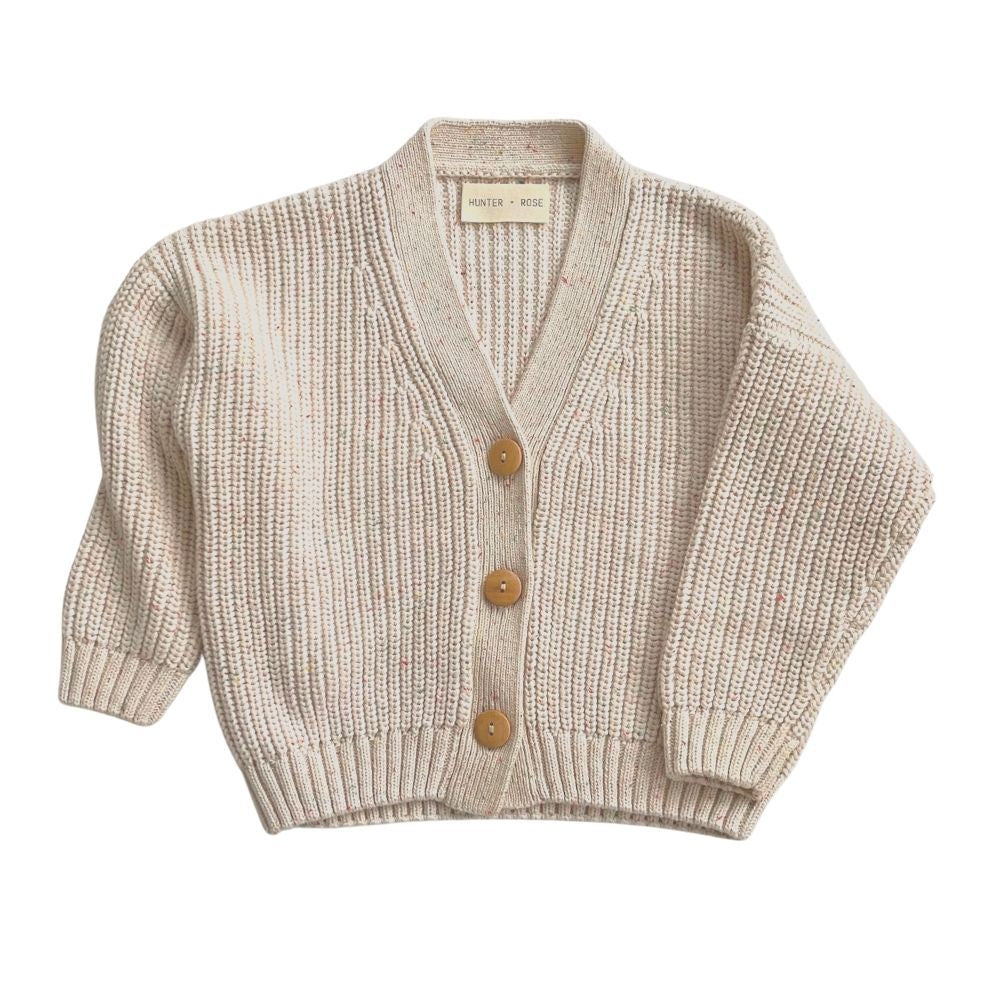 HUNTER AND ROSE SPECKLED CARDIGAN