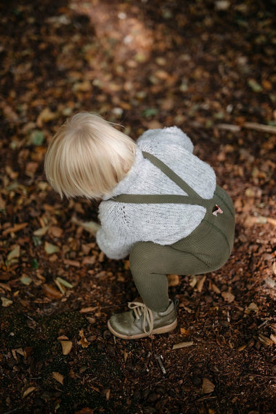 SILLY SILAS TIGHTS WITH BRACES OLIVE