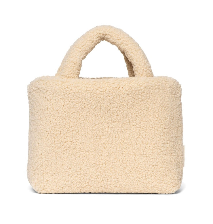 STUDIO NOOS MINI TEDDY HANDBAG ECRU