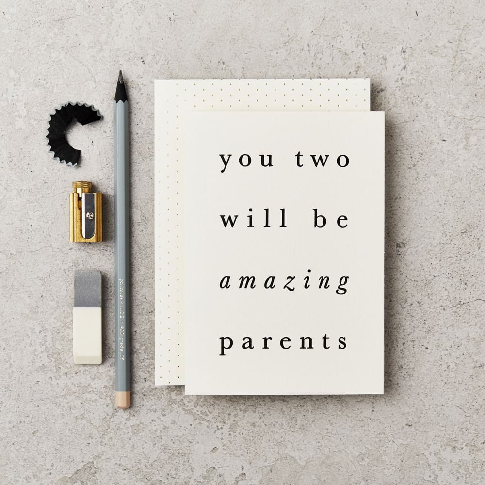 KATIE LEAMON ‘AMAZING PARENTS’ GREETINGS CARD