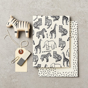 KATIE LEAMON ‘MULTI ANIMAL’ GREETINGS CARD