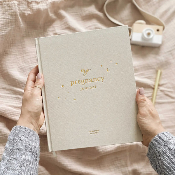 BLUSH AND GOLD MY PREGNANCY JOURNAL (PEARL)