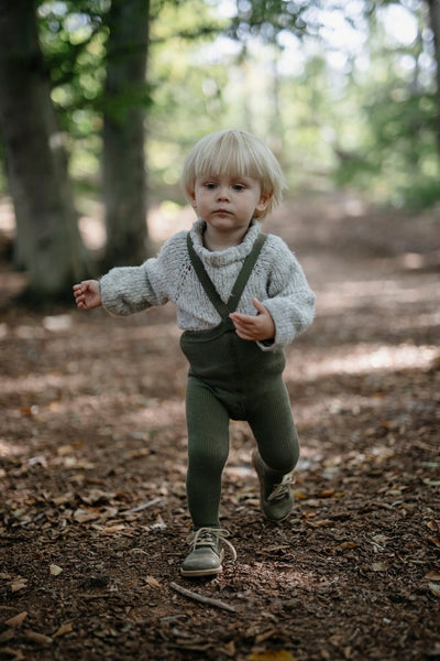 SILLY SILAS TIGHTS WITH BRACES OLIVE