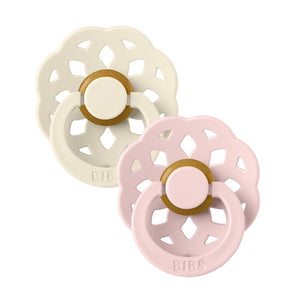 BIBS BOHEME DUMMIES IVORY/BLOSSOM (2 PACK)